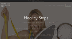 Desktop Screenshot of healthystepsmd.com